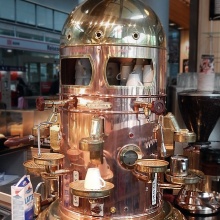 Steampunk Kaffeemaschine